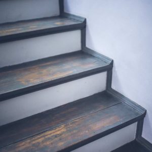 Wooden ladder